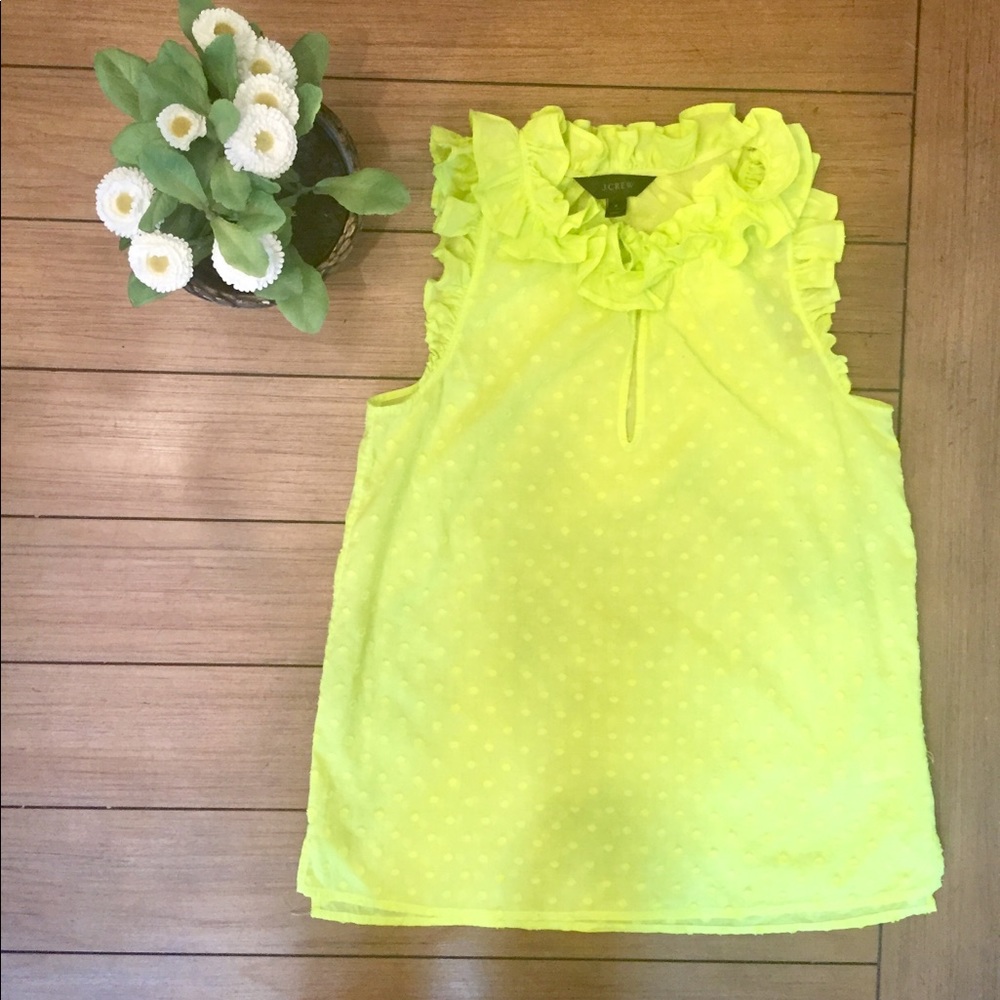 JCREW Ruffle Neck Blouse - Picture 2 of 5